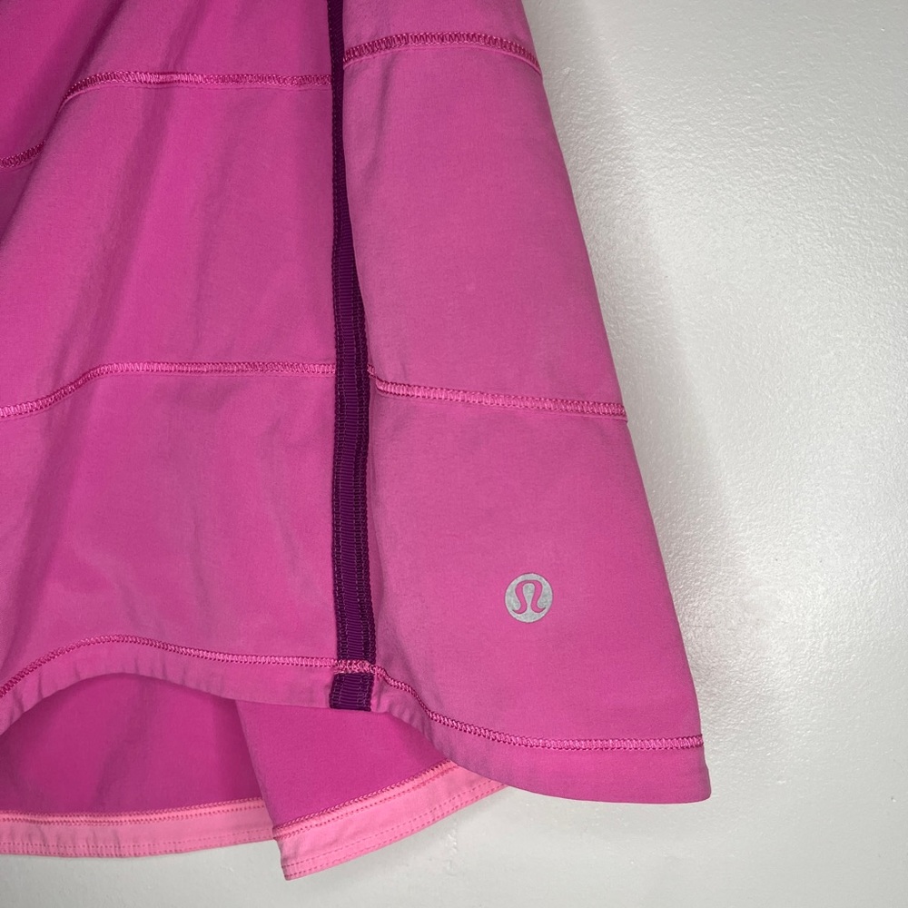Lululemon 10 Pace Rival Skirt Paradise Pink Regal Plum Hot Pink Purple NWOT - Picture 6 of 7